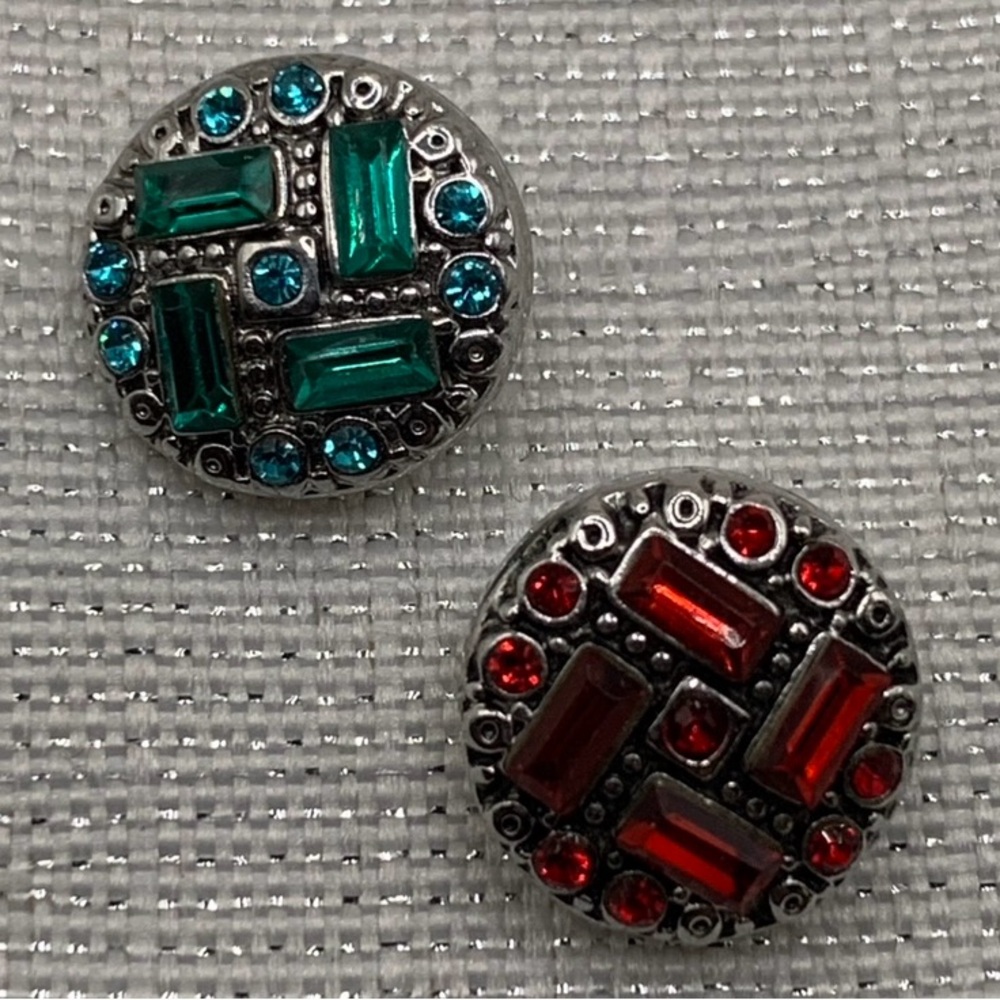 💗 Set of 2 - PETITE 12mm/13mm - Ginger Snap Button Charms
